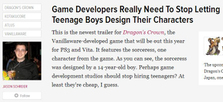 Illustration for article titled Dragon's Crown creator George Kamitani responds to Kotaku